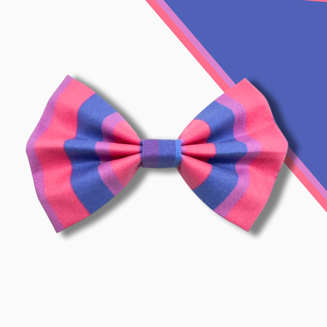 Bi Pride Pet Bowtie