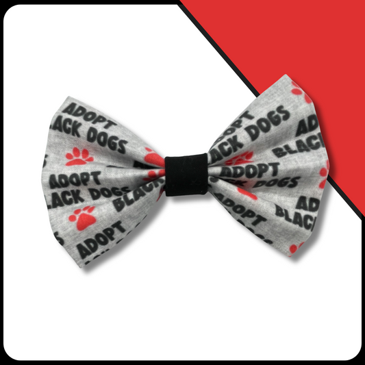 Paws for a Cause: Adopt Black Dogs Bowtie