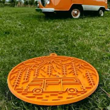 Camp Emat Enrichment Lick Mat with Suction Cups