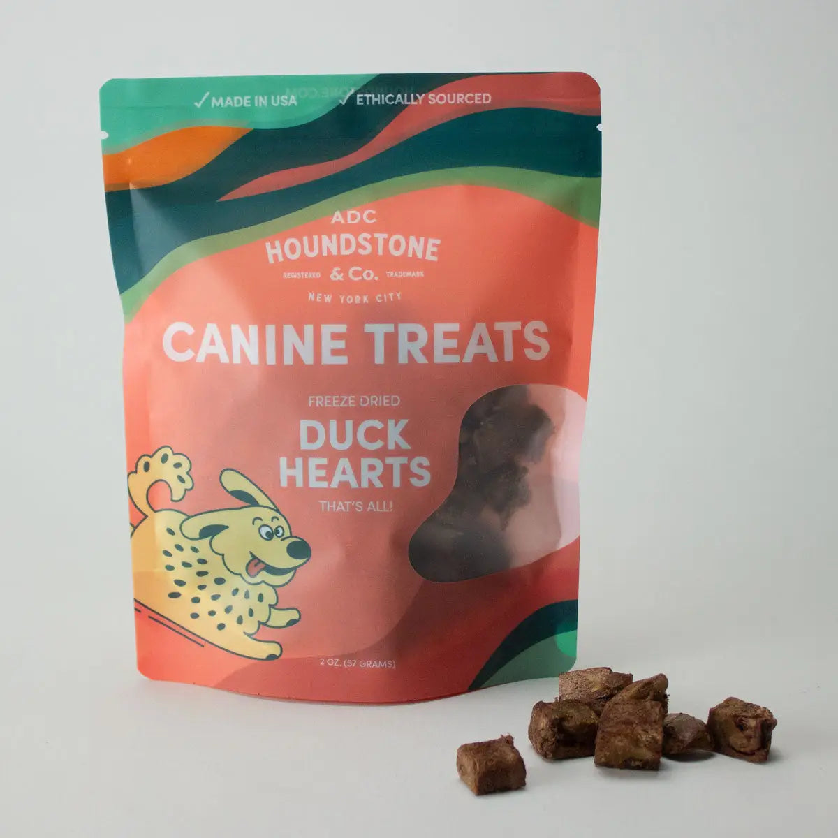 Freeze-Dried Duck Heart Treats for Cats & Dogs