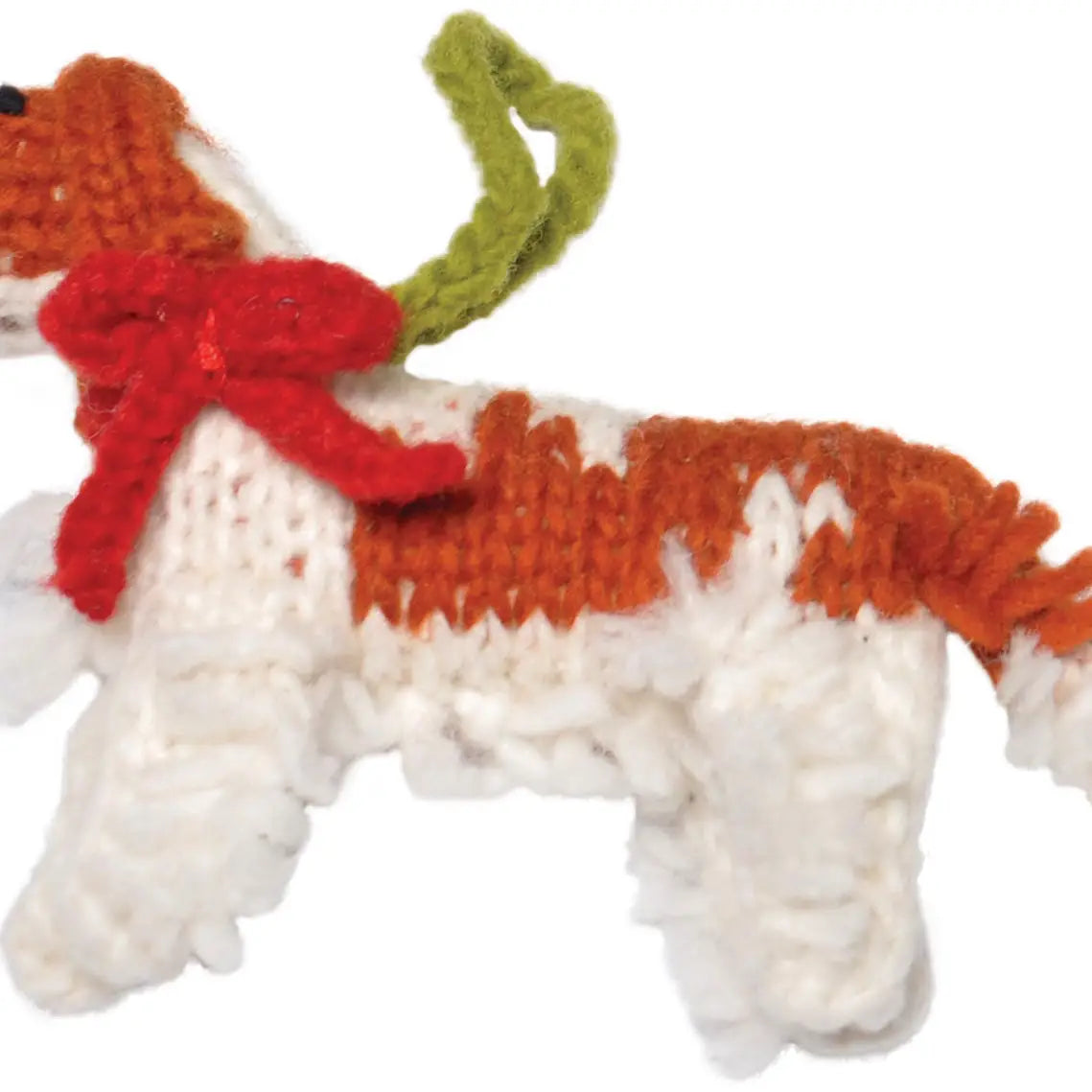Hand-Knit Dog Ornament: Cavalier King Charles Spaniel