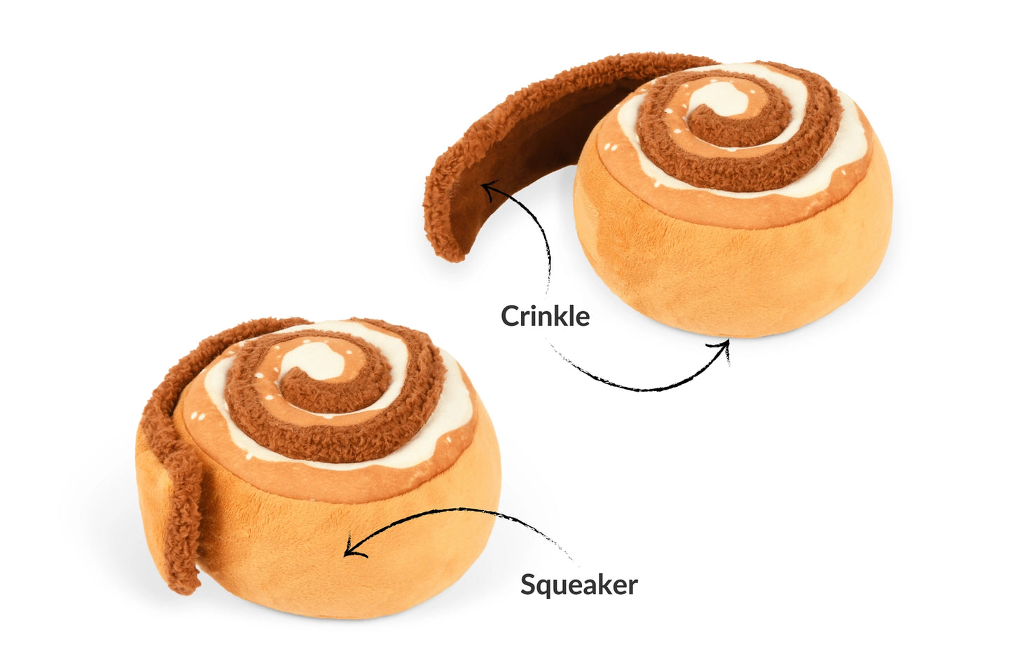 Cinnabone Plush Dog Toy