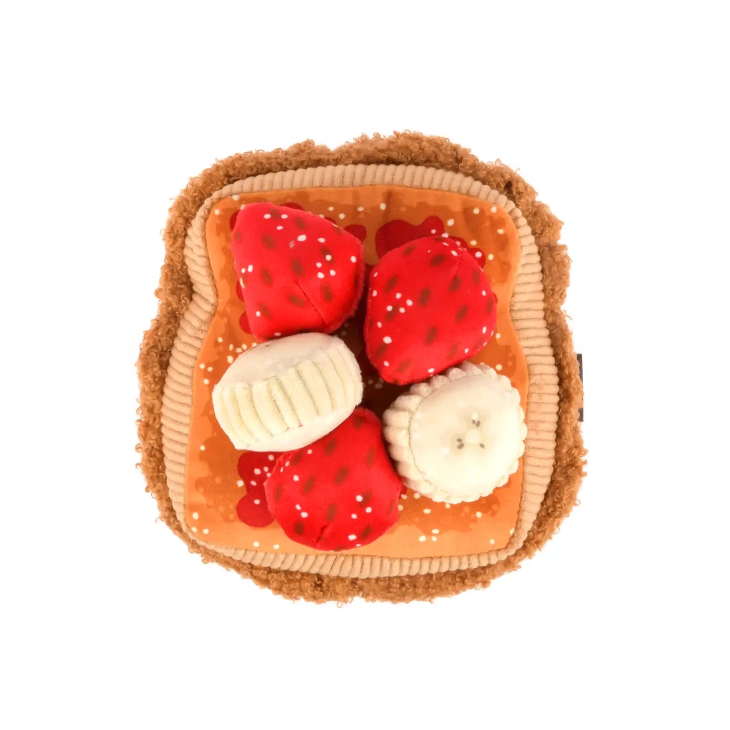 French Toast Plush Dog Toy