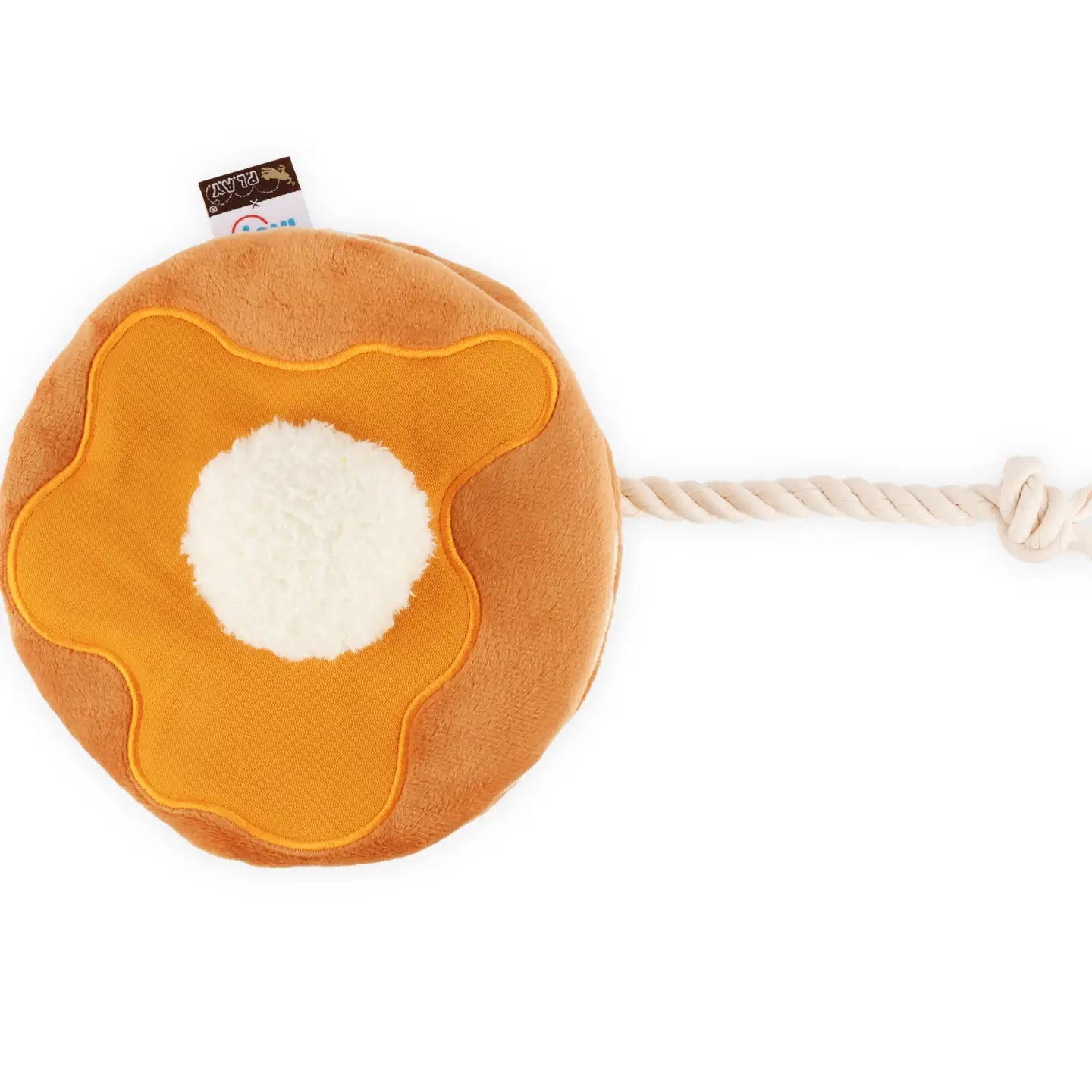 "Fetching Flapjacks" Plush Pancake Dog Toy