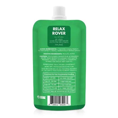 Relax Rover Buddy Budder Calming Squeeze Packs
