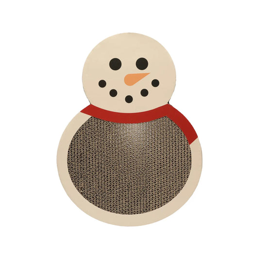 Snowman Cat Scratch Pad