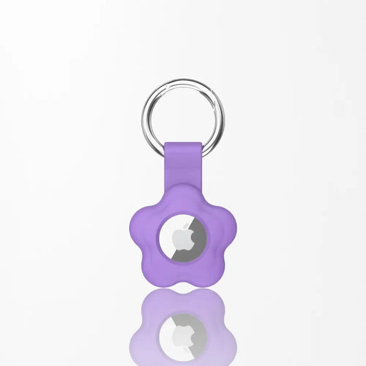 Coconut Lane Lilac Silicone Airtag Case