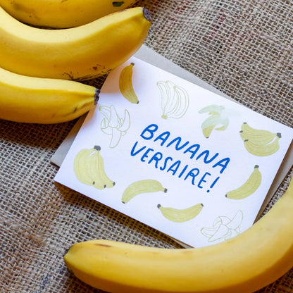 Banana Versaire Anniversary Card