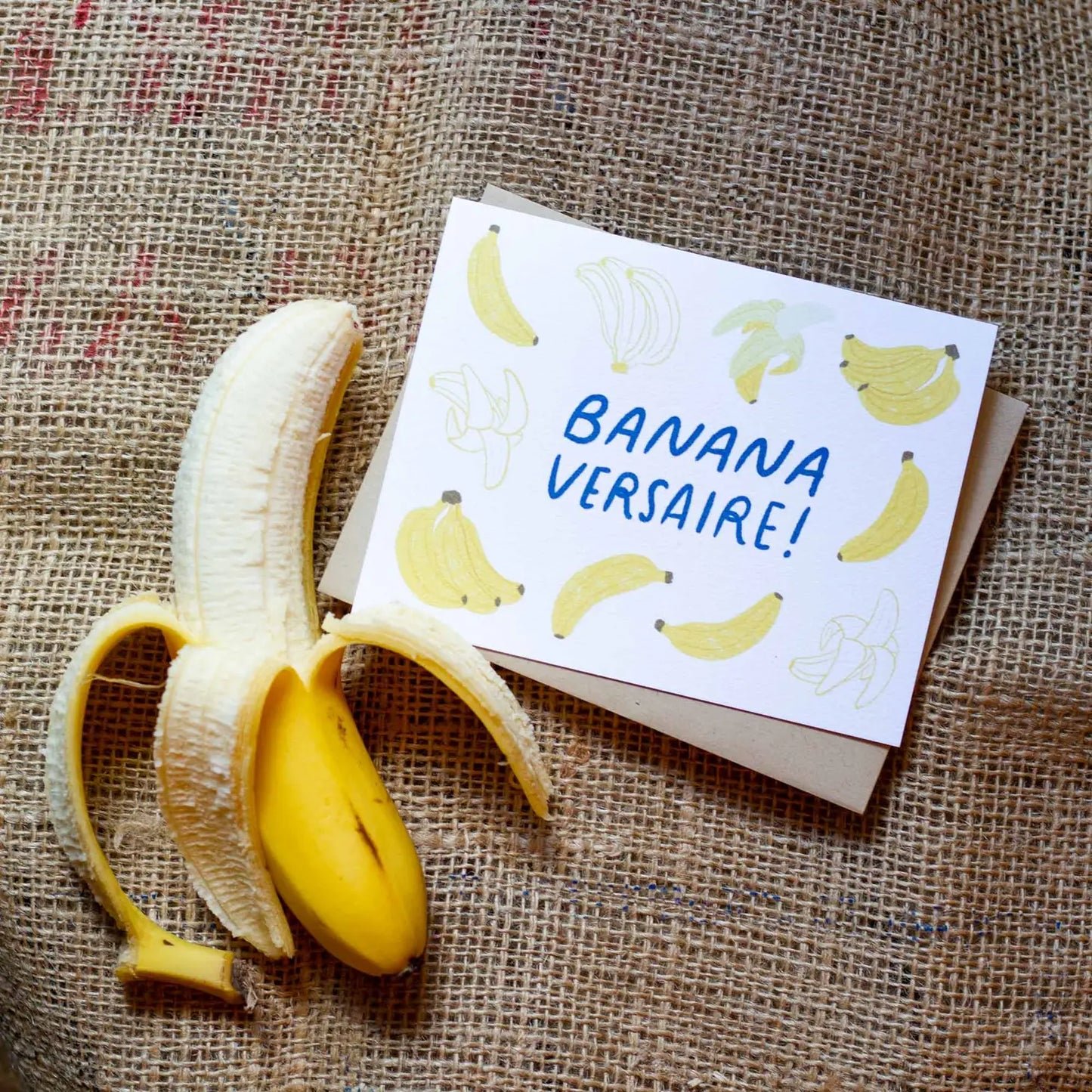 Banana Versaire Anniversary Card
