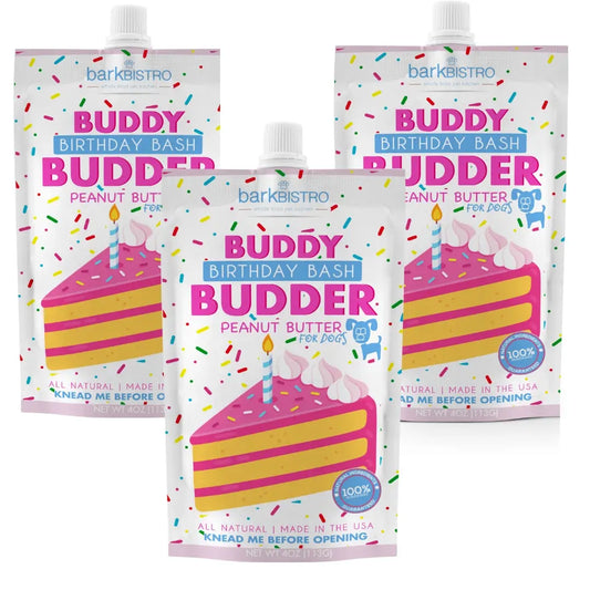 Birthday Cake Buddy Budder Squeeze Packs