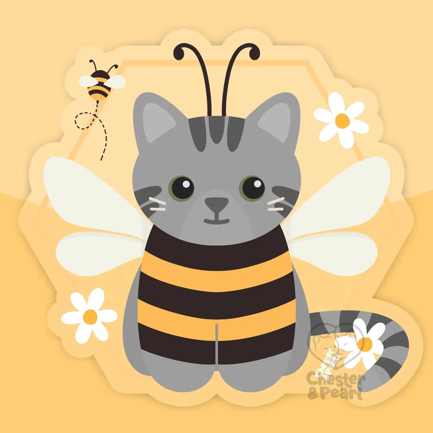 TabBEE Cat Vinyl Sticker
