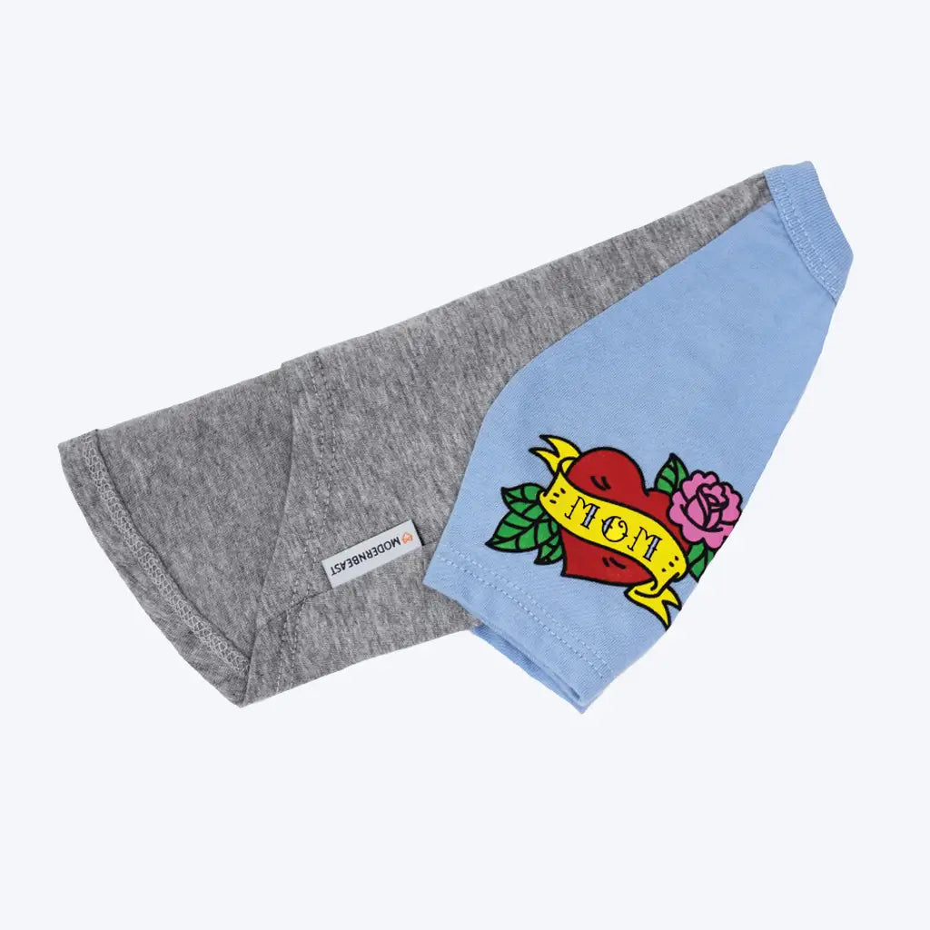 Mom Heart Tattoo Pet Tee