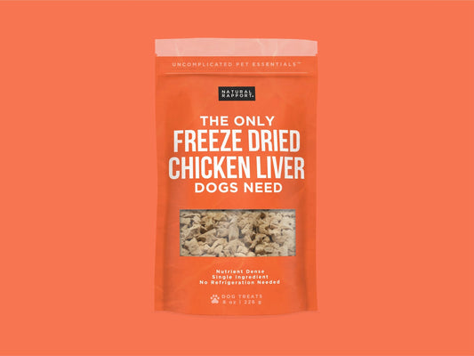 The Only Beef Freeze Dried Chicken Liver Dogs Need