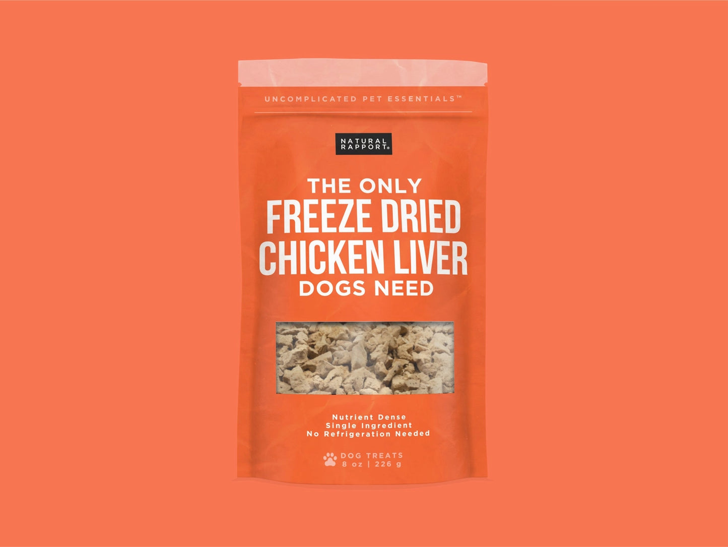 The Only Beef Freeze Dried Chicken Liver Dogs Need