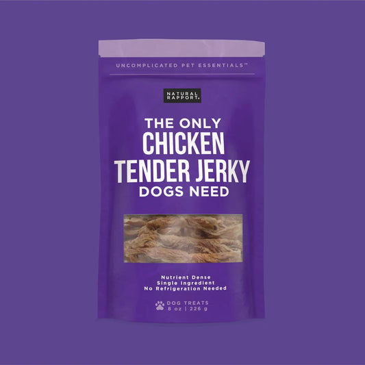 The Only Chicken Tender Jerky Dogs Need