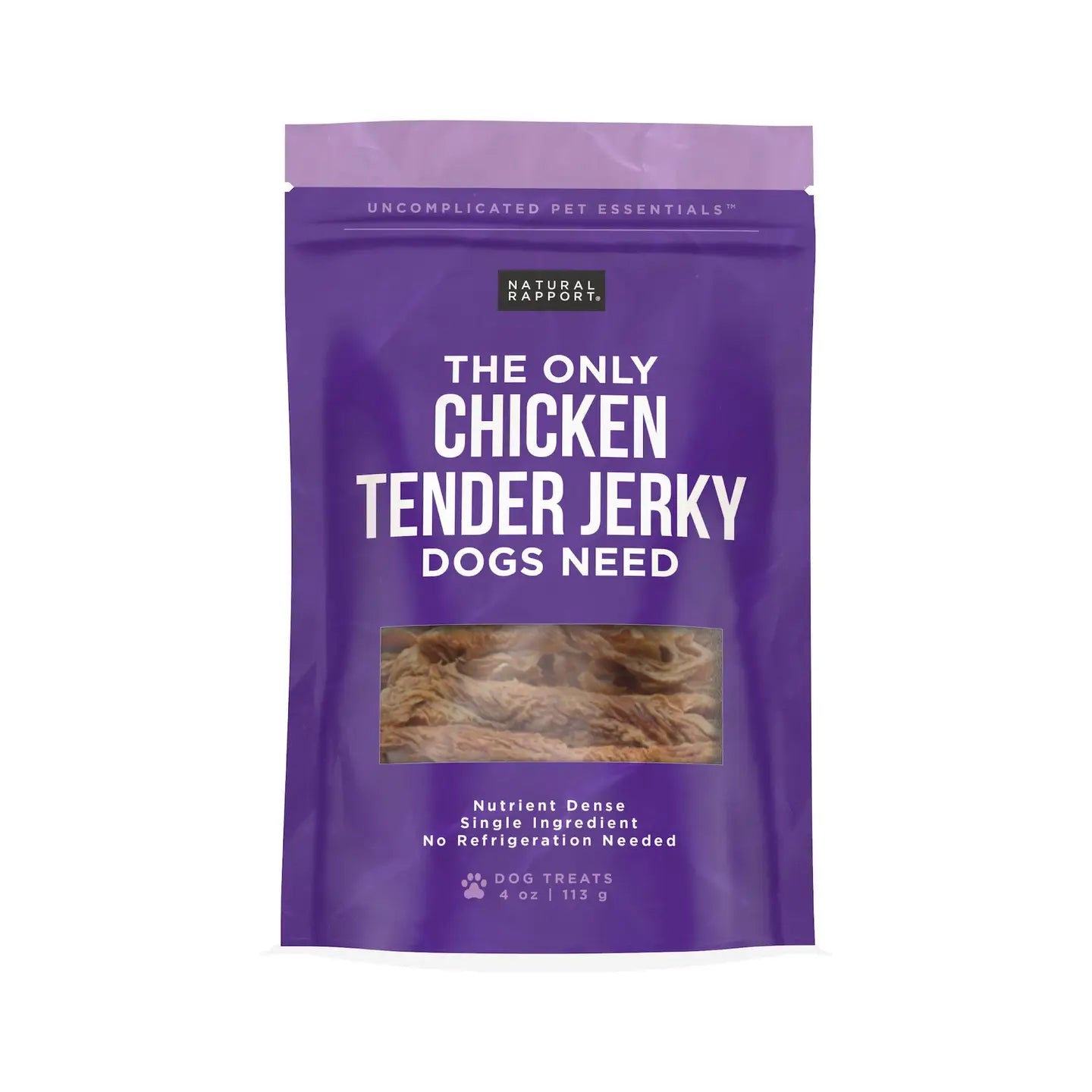 The Only Chicken Tender Jerky Dogs Need