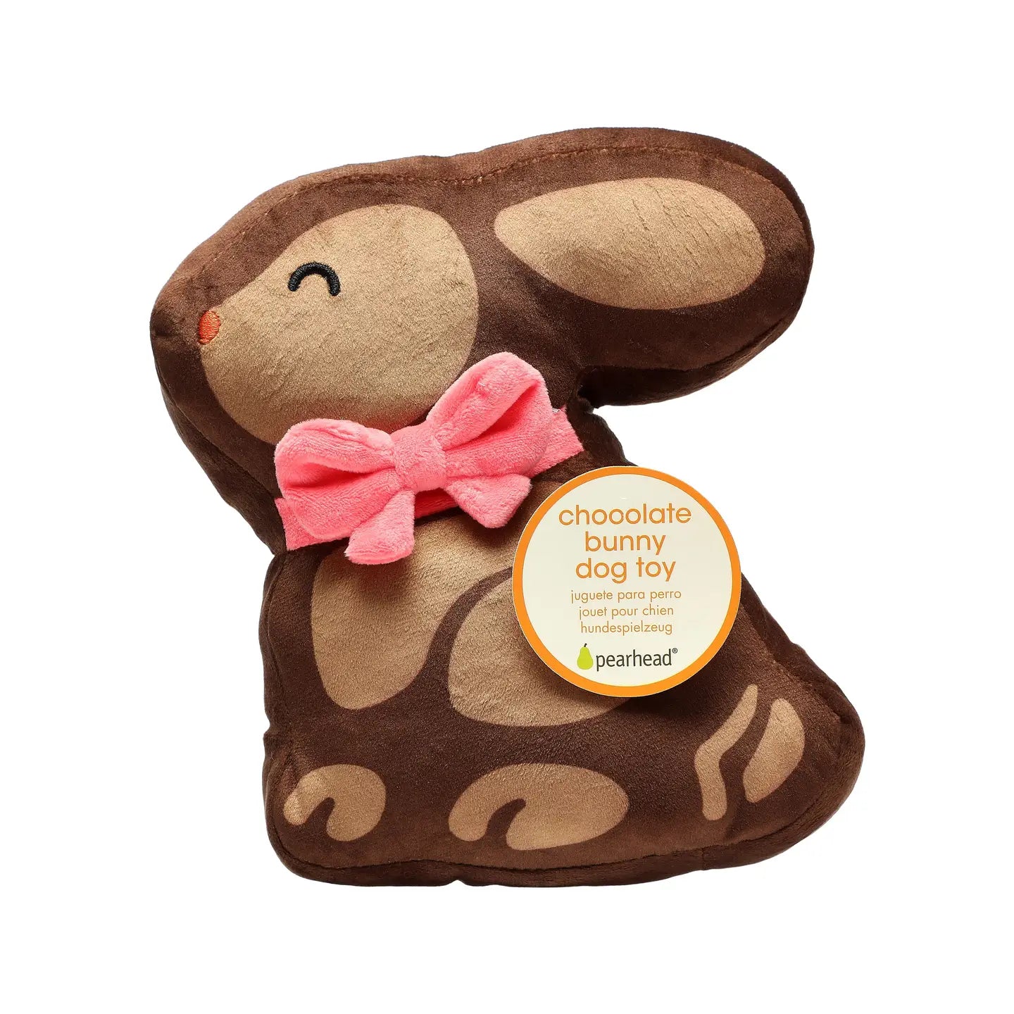Plush "Chocolate" Bunny Dog Toy