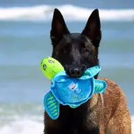 Clean Earth Recycled Plush Turtle Dog Toy