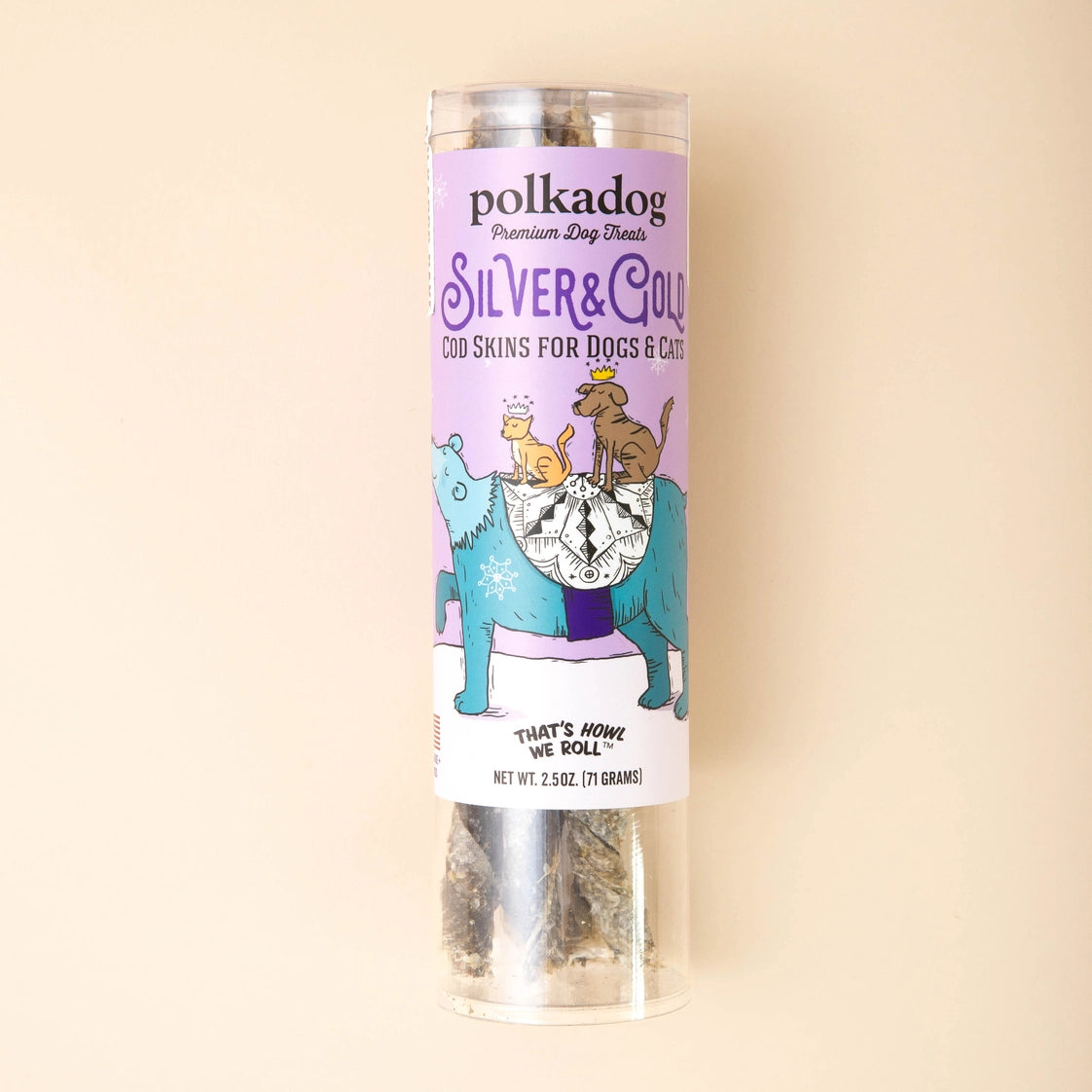 Cod Skin Treats for Cats and Dogs