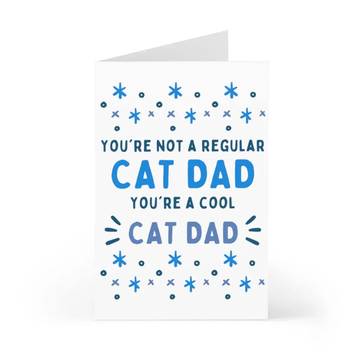 Cool Cat Dad Greeting Card