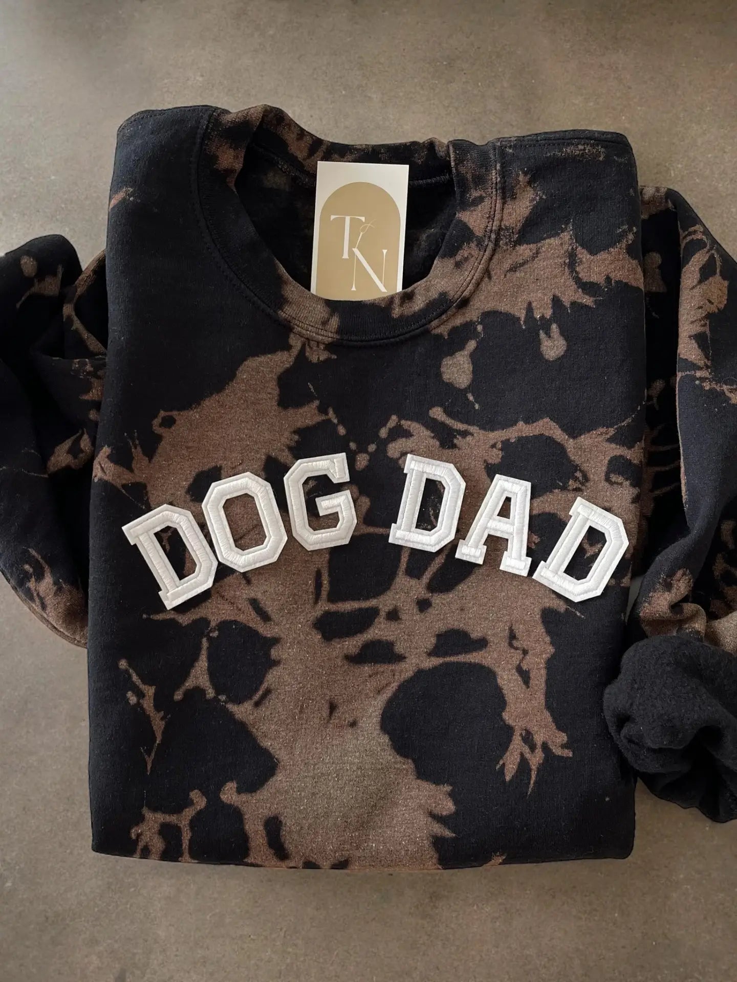 Dog Dad Tie-Dye Sweatshirt