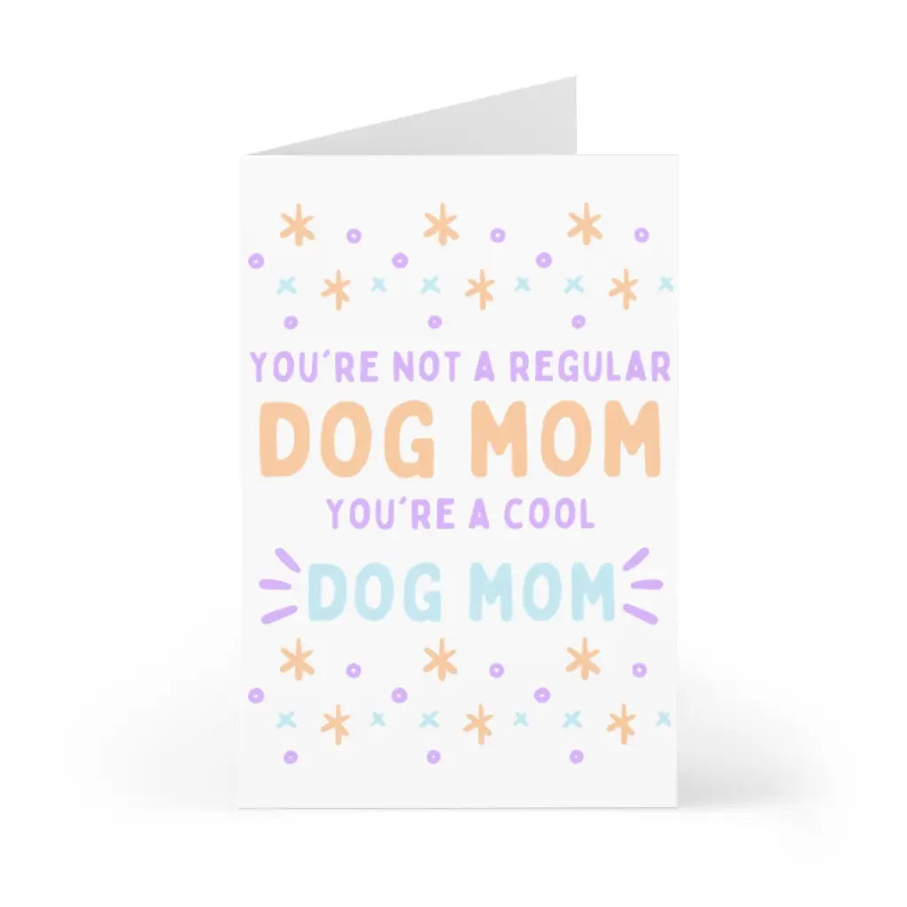Cool Dog Mom Greeting Card
