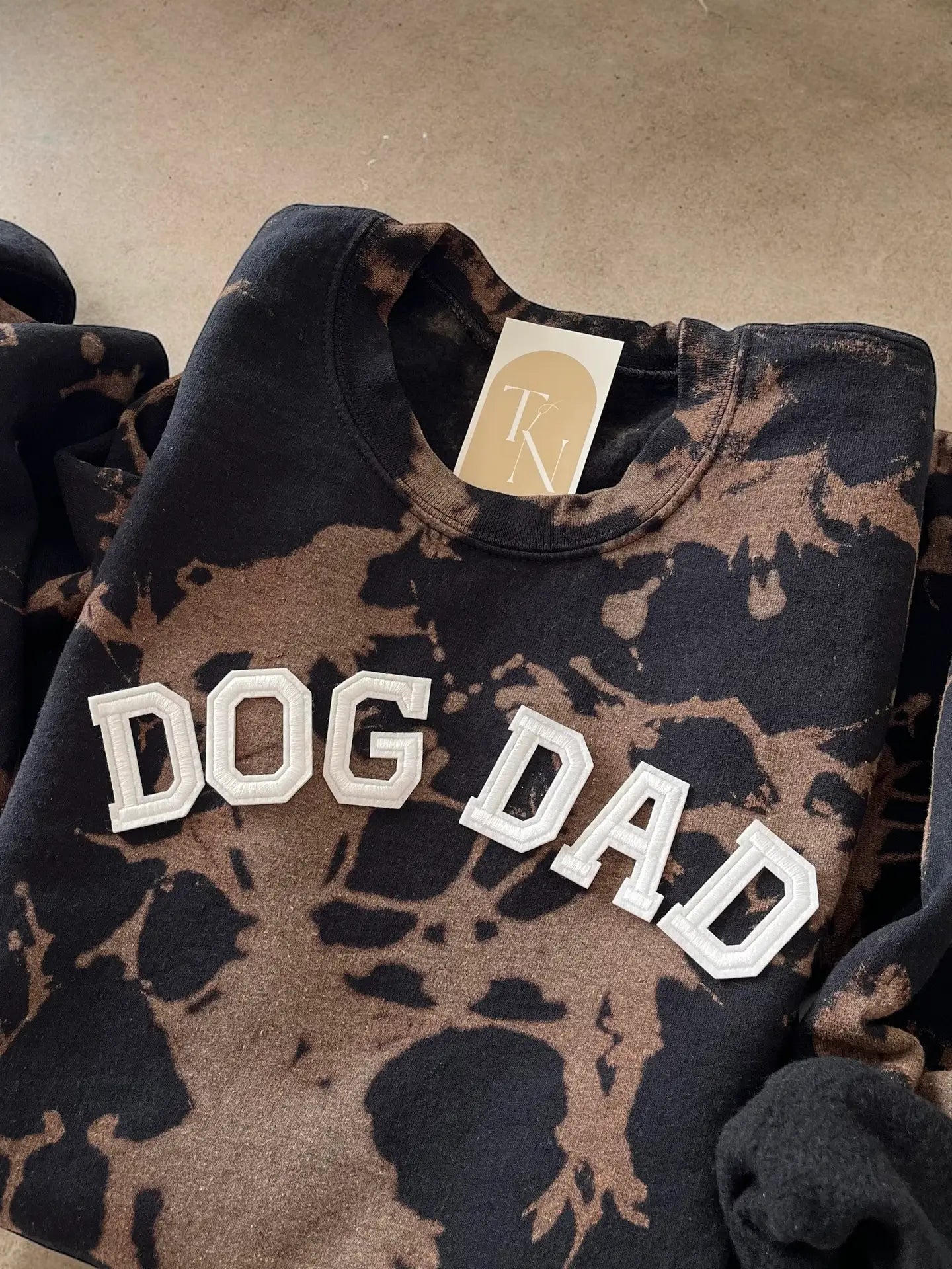 Dog Dad Tie-Dye Sweatshirt