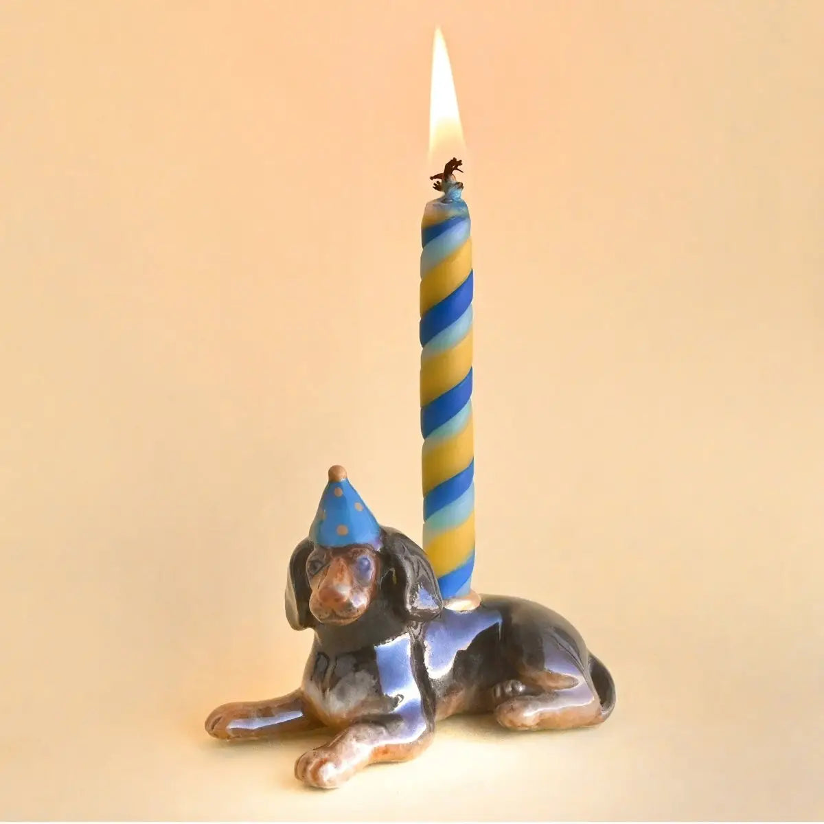Dachschund Porcelain Cake Topper