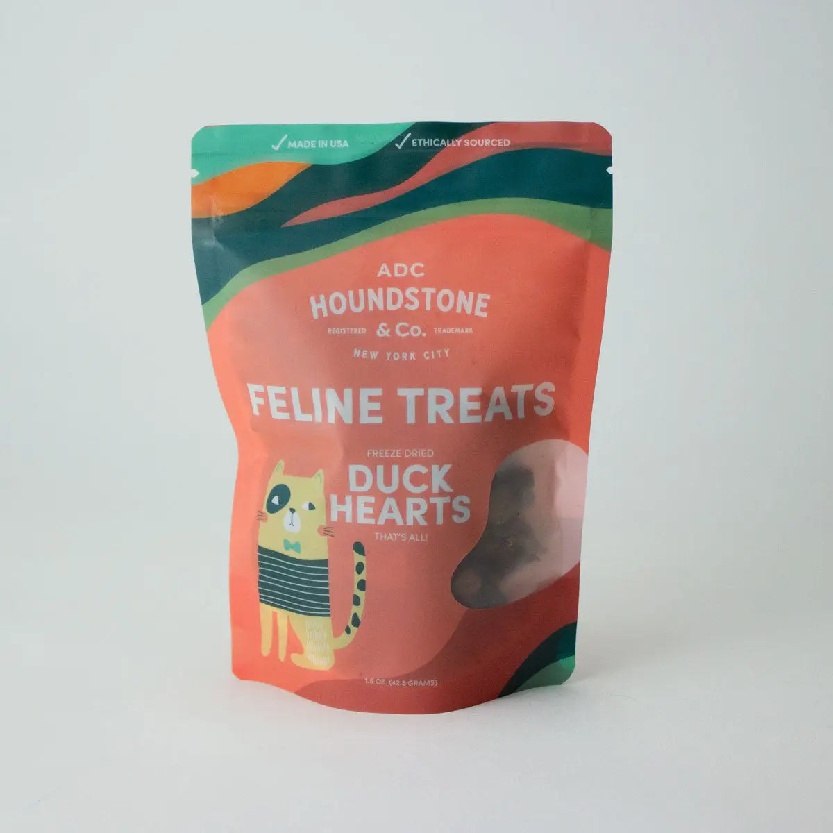 Freeze-Dried Duck Heart Treats for Cats & Dogs