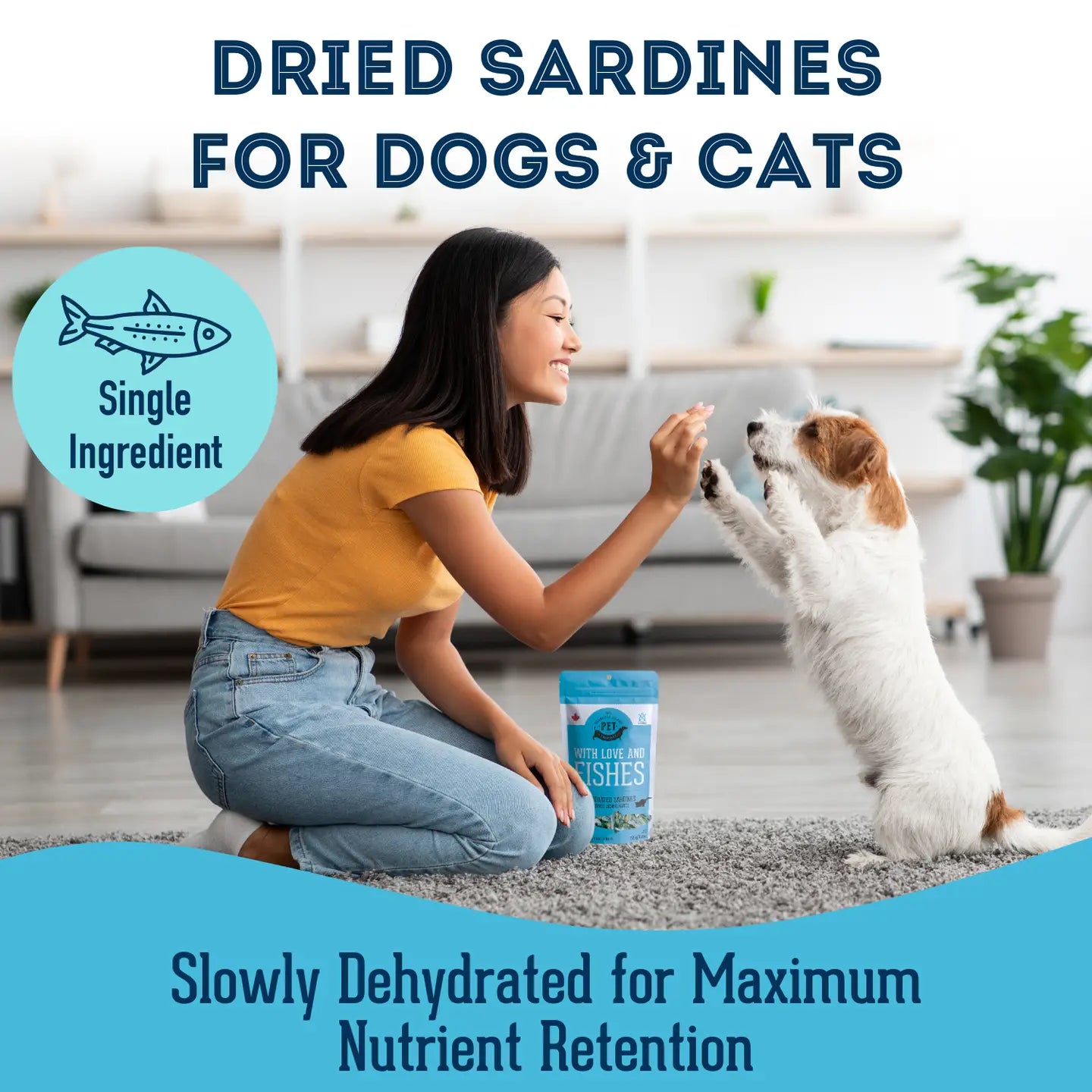With Love and Fishes! Dehydrated Whole Sardines for Cats and Dogs (and even Humans)