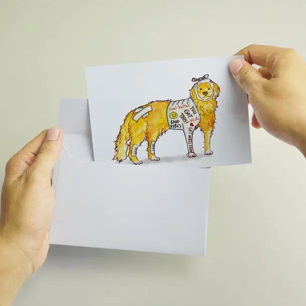 Get Well/Sympathy Dog Greeting Card