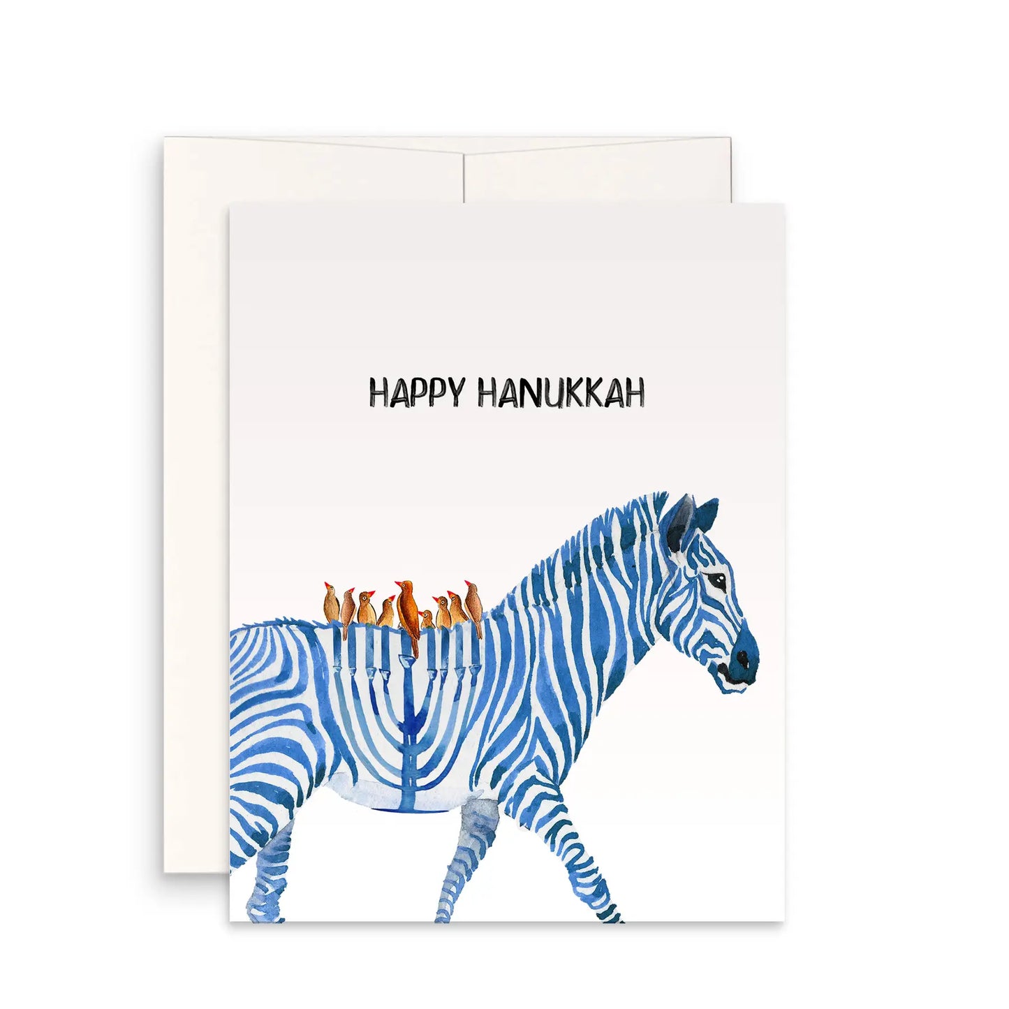 Hanukkah Zebra Card