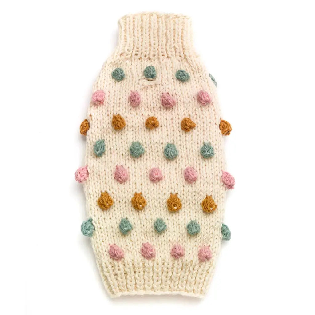 Love Thy Beast Pompom Pet Sweater