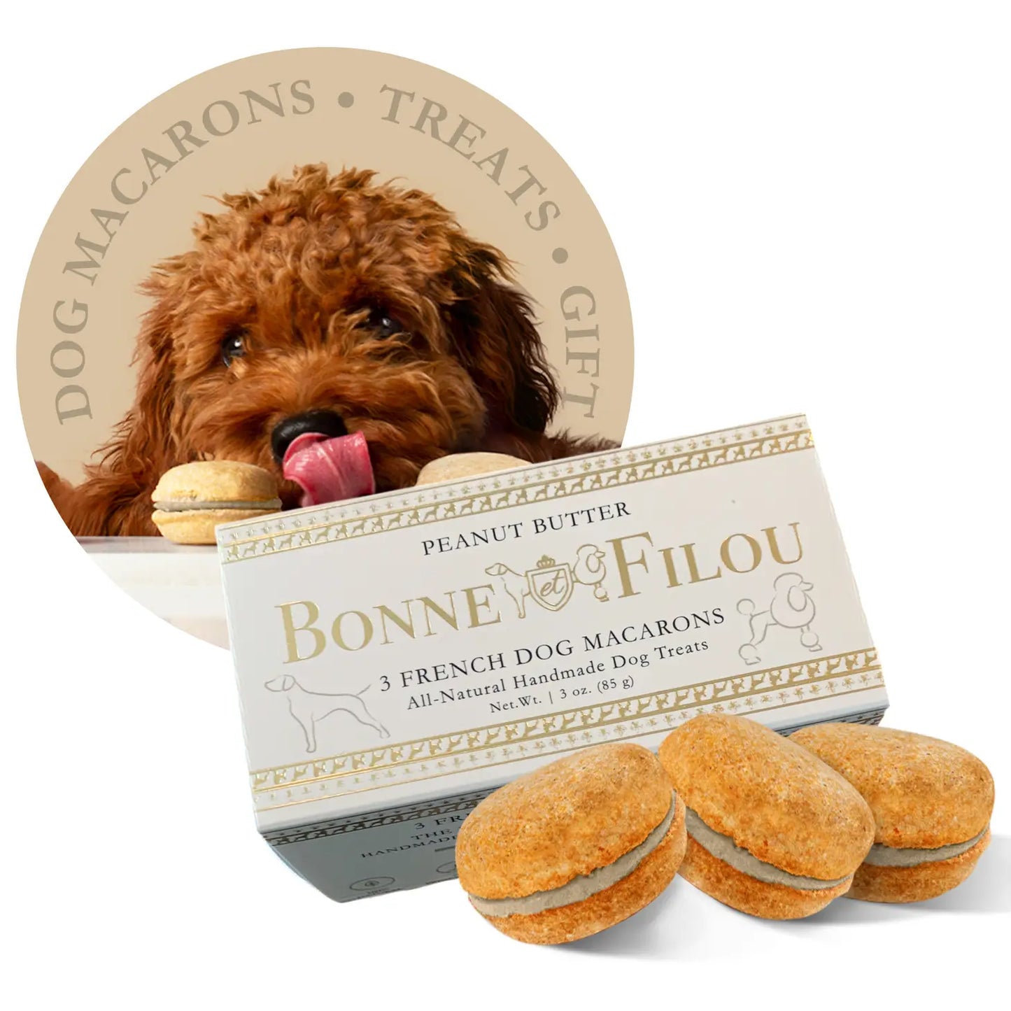 Bonne et Filou's French Macaron Treats for Dogs
