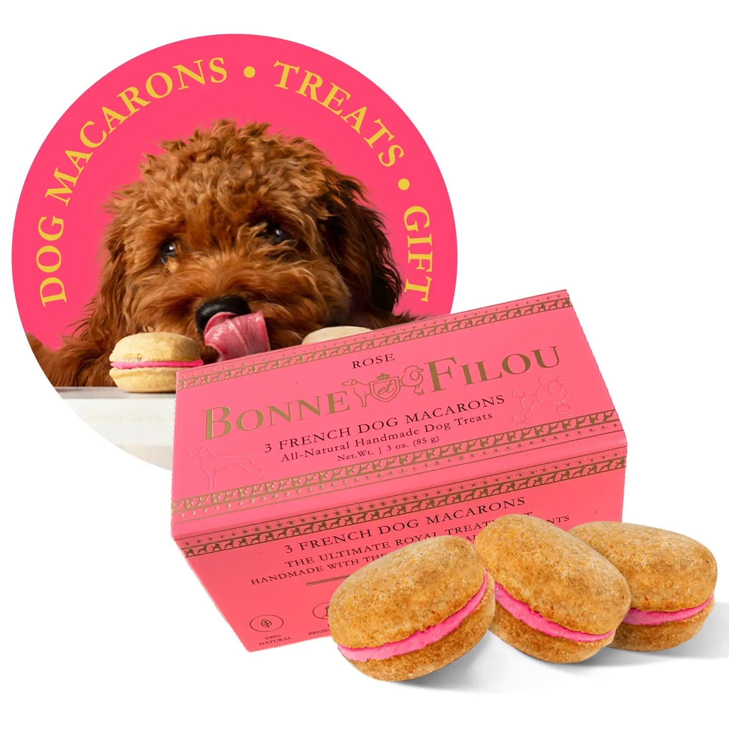 Bonne et Filou's French Macaron Treats for Dogs