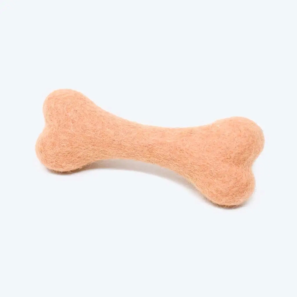 Wool Bone Dog Toy