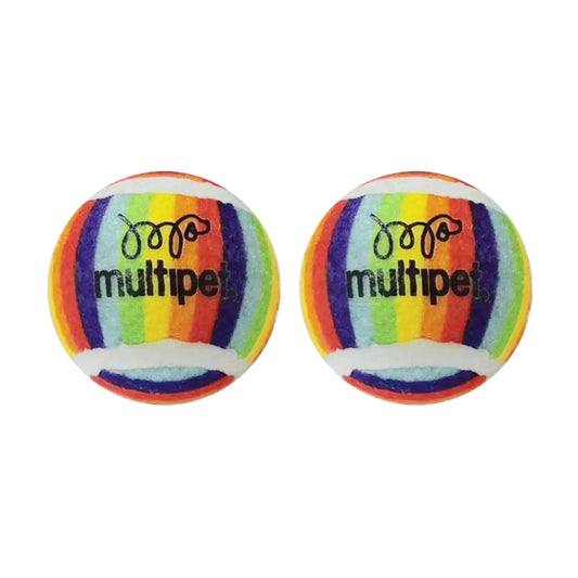 Mini Rainbow Tennis Ball with Bells