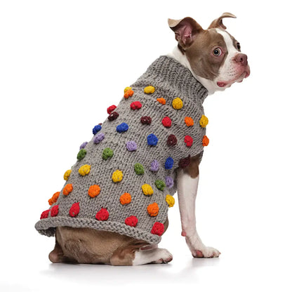 Love Thy Beast Pompom Pet Sweater