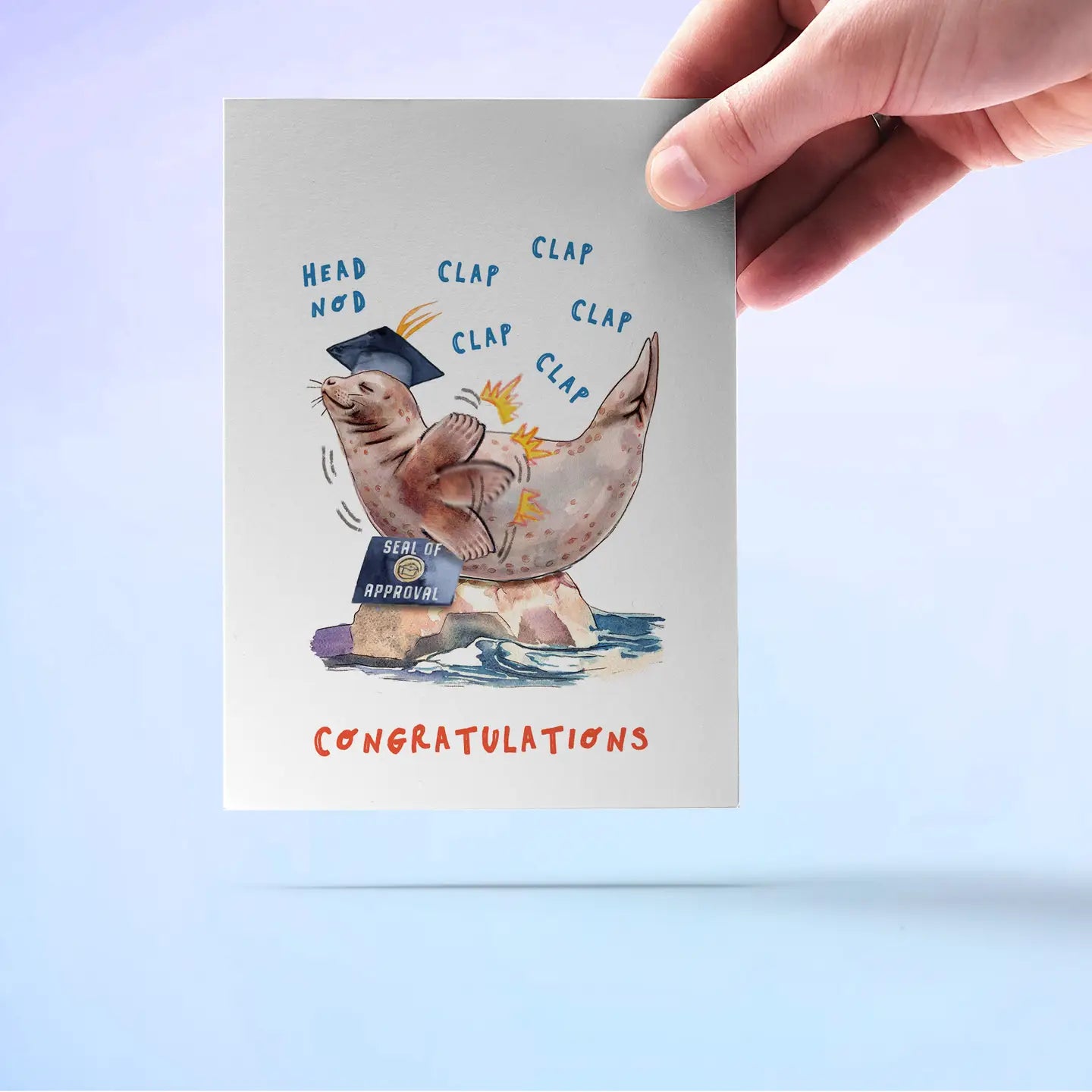 Seal Of Approval Graduation Card