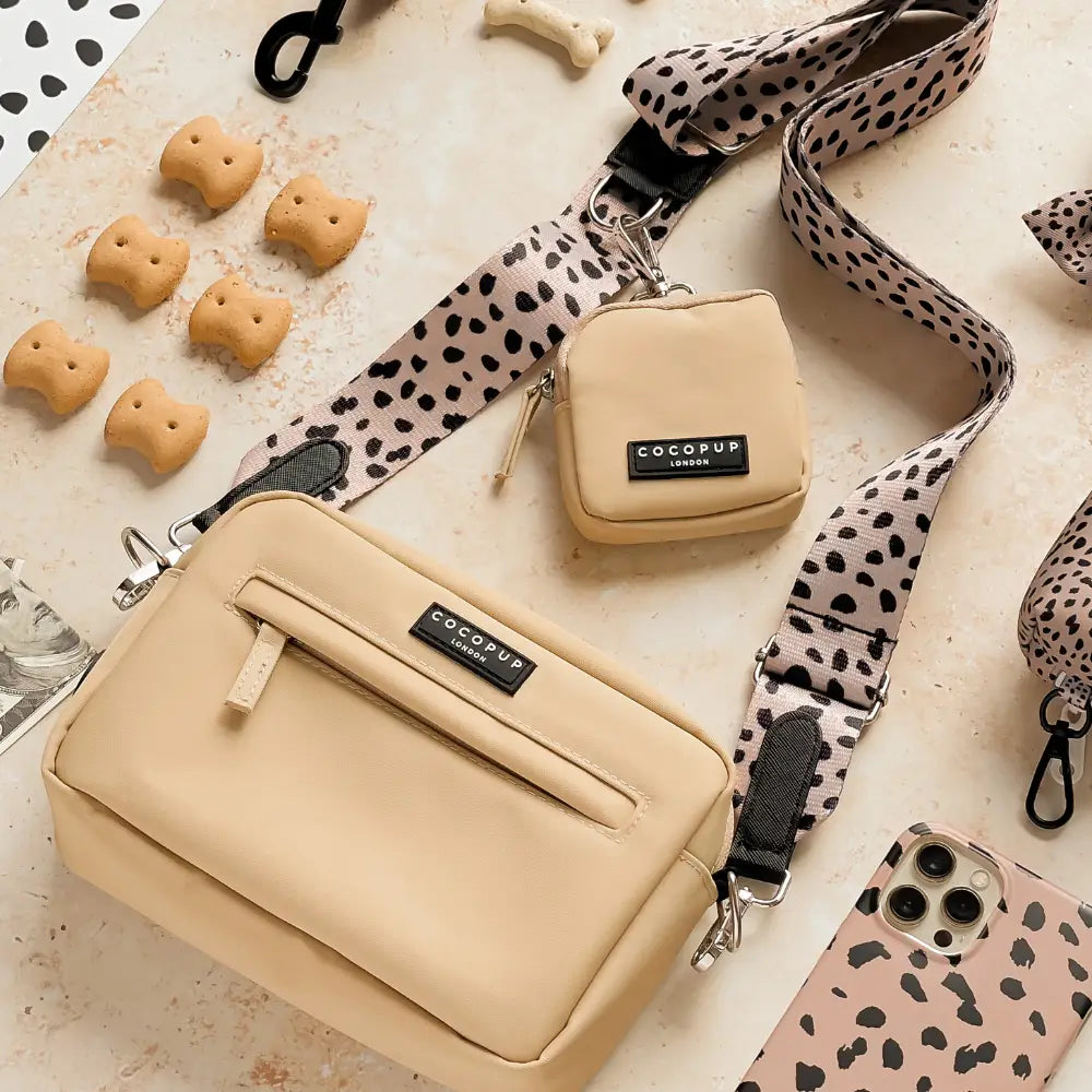 Cocopup Dog Walking Bag: Tan