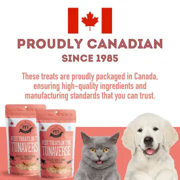 Best Treats in the Tunaverse! Freeze-Dried Tuna Flakes for Cats and Dogs