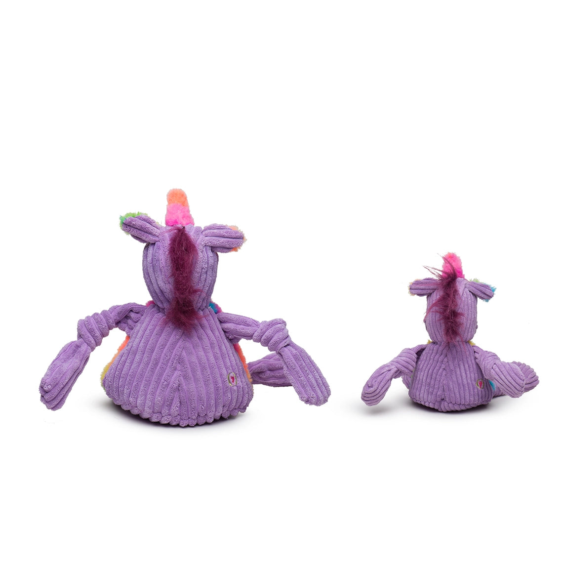Rainbow Unicorn Knottie Dog Toy