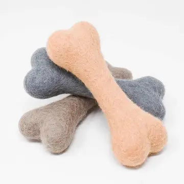 Wool Bone Dog Toy