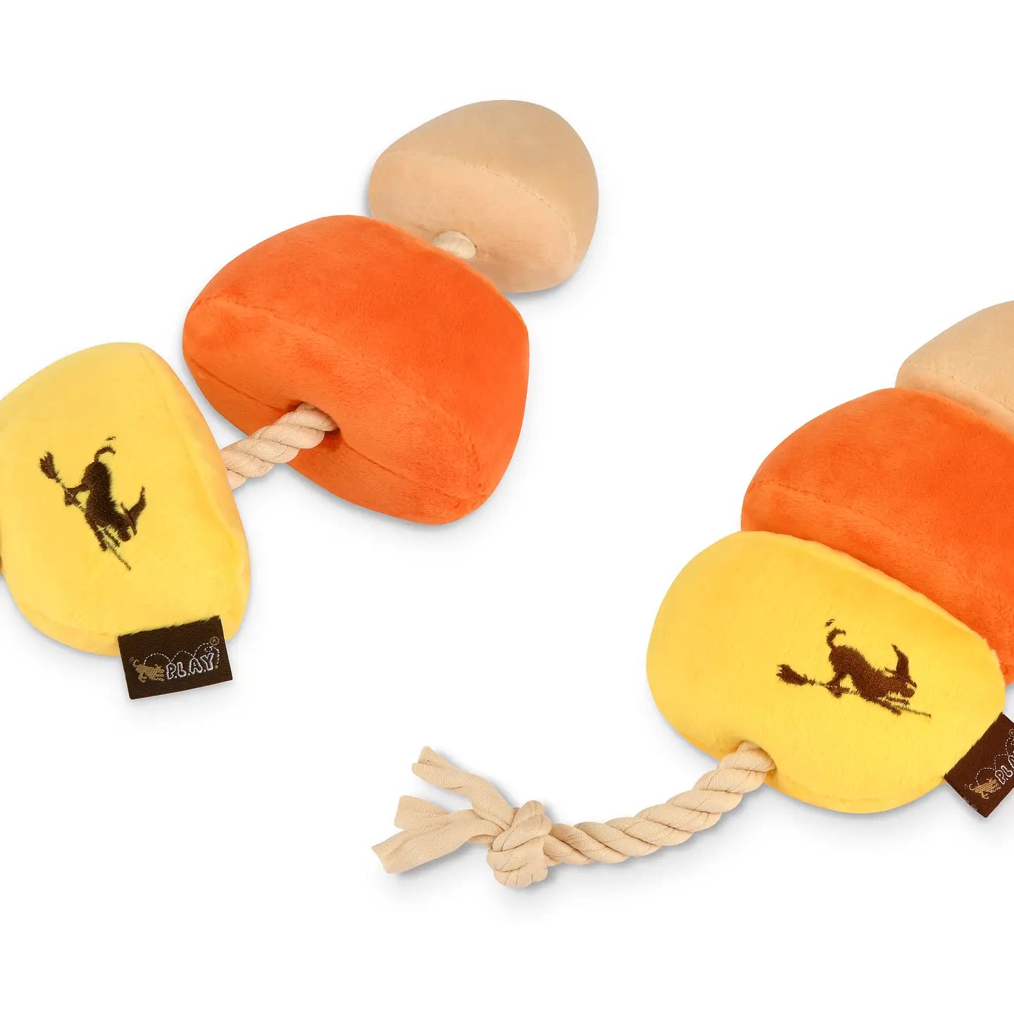 Candy Corn Plush Halloween Toy for Dogs