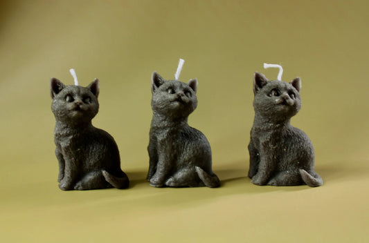 Hand-Poured Little Kitty Cat Candle
