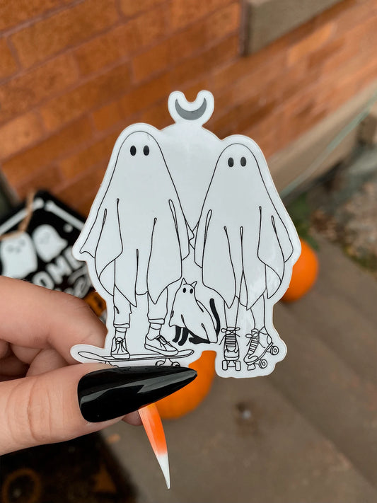 Skater Ghosts Vinyl Sticker