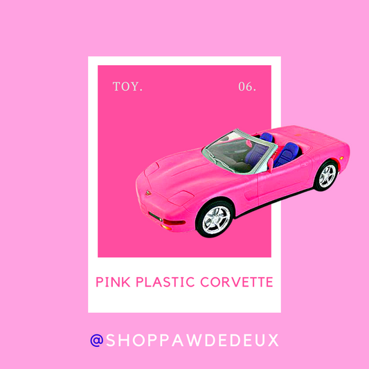 Pink Plastic Corvette Pawtone Color Swatch Sticker (#6)