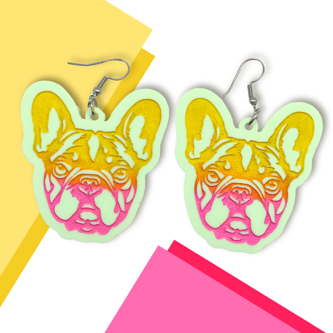 Frenchie Earrings