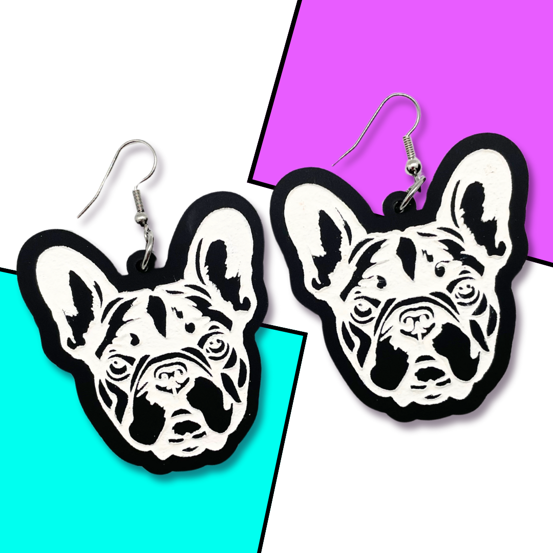 Frenchie Earrings