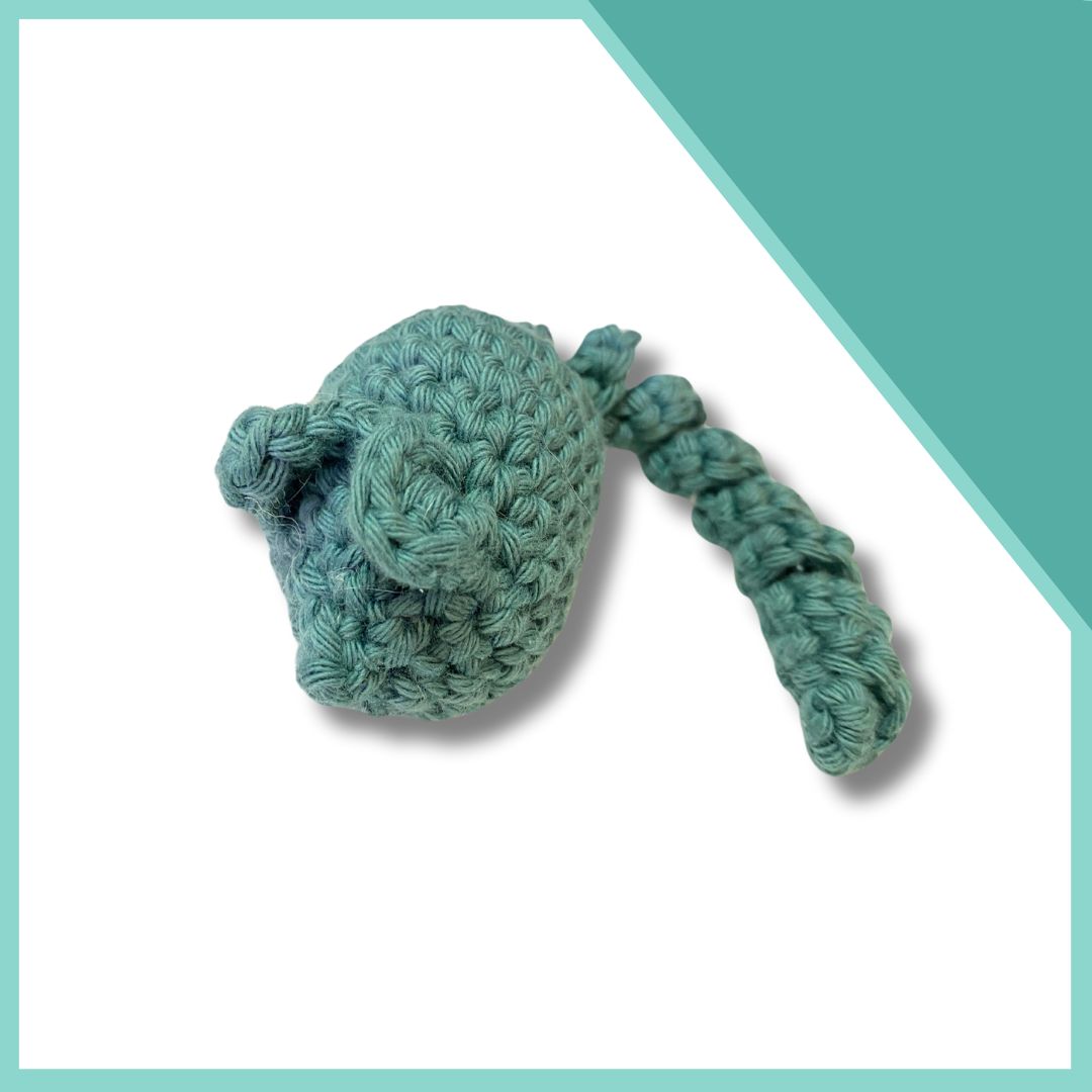 Hand-Crocheted Mouse Catnip Cat Toy